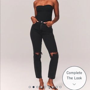 Curve love ultra high rise 90s straight jean 26 xs